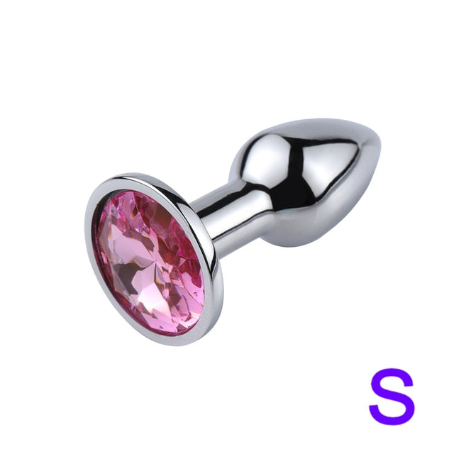 Mini Sexy Jelly Color Metal Anal Plug