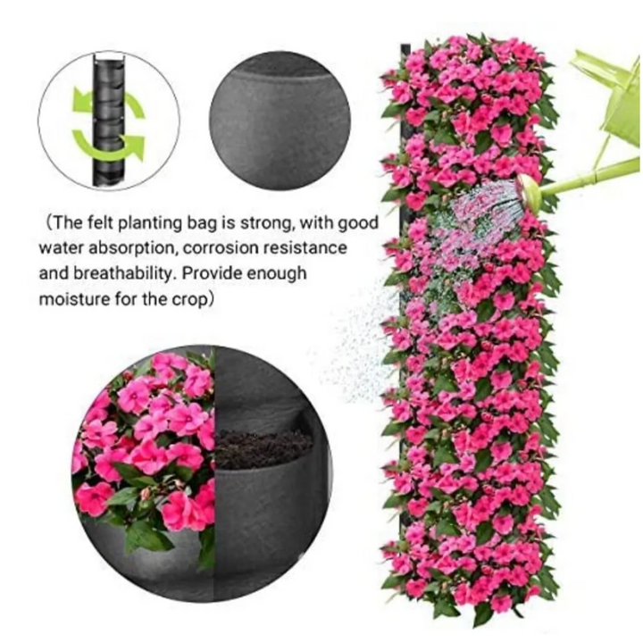 NEW DESIGN Vertical Hanging Garden Planter Flower Pots