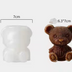 Cute Teddy Bear Silicone Mould Ice Cube Maker