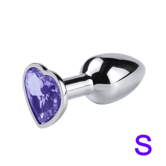 Mini Sexy Jelly Color Metal Anal Plug